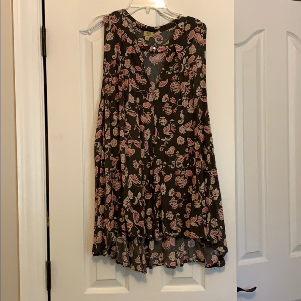 floral flowy tunic shirt